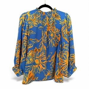 ODDI M Boutique Dolman-Sleeve Sunflower Top